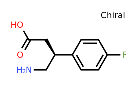 747371-90-0 | (S)-4-Amino-3-(4-fluorophenyl)butanoic acid