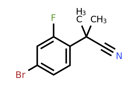 749928-77-6 | 2-(4-Bromo-2-fluorophenyl)-2-methylpropanenitrile