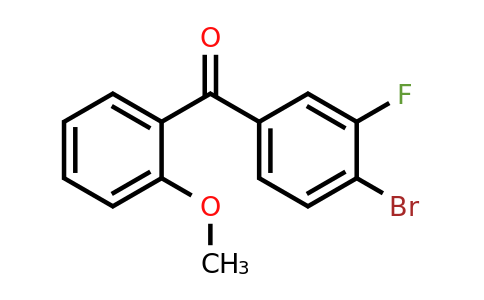 750633-55-7 | 4-Bromo-3-fluoro-2'-methoxybenzophenone
