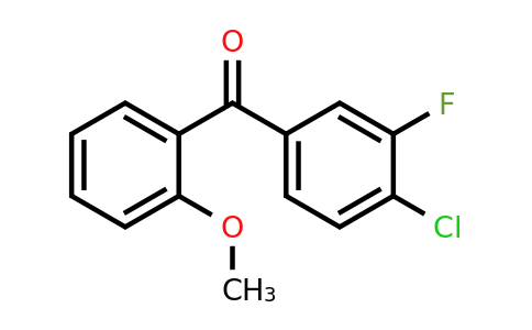 750633-56-8 | 4-Chloro-3-fluoro-2'-methoxybenzophenone