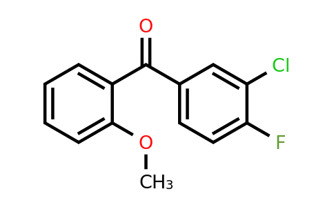 750633-57-9 | 3-Chloro-4-fluoro-2'-methoxybenzophenone