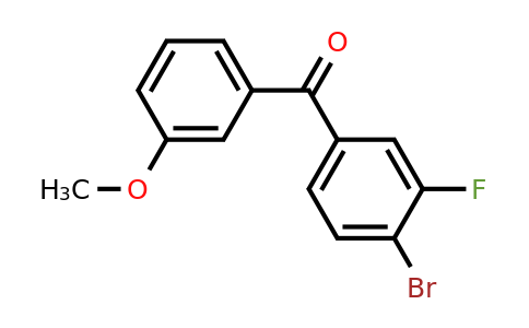 750633-75-1 | 4-Bromo-3-fluoro-3'-methoxybenzophenone