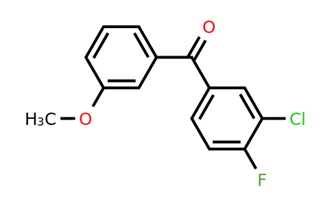 750633-77-3 | 3-Chloro-4-fluoro-3'-methoxybenzophenone