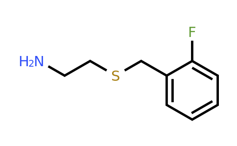 753394-01-3 | 2-((2-Fluorobenzyl)thio)ethanamine