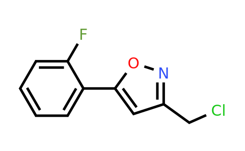 3-(Chloromethyl)-5-(2-fluorophenyl)isoxazole