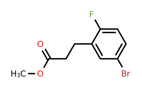 754226-35-2 | Methyl 3-(5'-bromo-2'-fluorophenyl)propionate