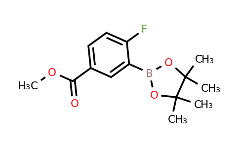 757982-31-3 | Methyl 4-fluoro-3-(4,4,5,5-tetramethyl-1,3,2-dioxaborolan-2-yl)benzoate
