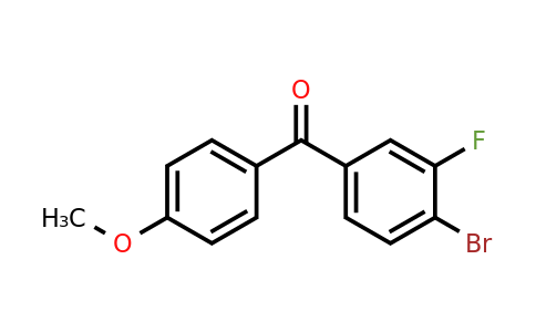 760192-85-6 | 4-Bromo-3-fluoro-4'-methoxybenzophenone