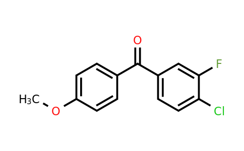 760192-86-7 | 4-Chloro-3-fluoro-4'-methoxybenzophenone