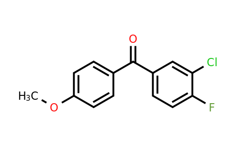 760192-87-8 | 3-Chloro-4-fluoro-4'-methoxybenzophenone