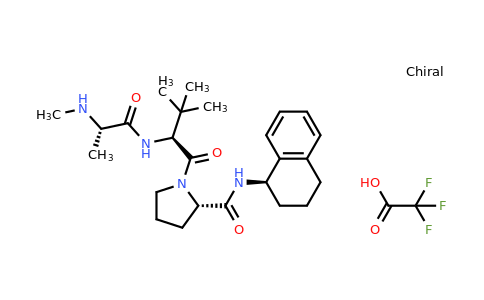 762274-49-7 | (S)-1-((S)-3,3-Dimethyl-2-((S)-2-(methylamino)propanamido)butanoyl)-N-((R)-1,2,3,4-tetrahydronaphthalen-1-yl)pyrrolidine-2-carboxamide 2,2,2-trifluoroacetate