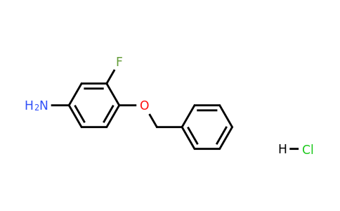 76243-25-9 | 4-(Benzyloxy)-3-fluoroaniline hydrochloride