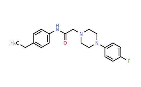 763125-61-7 | N-(4-Ethylphenyl)-2-(4-(4-fluorophenyl)piperazin-1-yl)acetamide