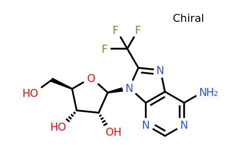 76513-89-8 | (2R,3R,4S,5R)-2-(6-Amino-8-(trifluoromethyl)-9H-purin-9-yl)-5-(hydroxymethyl)tetrahydrofuran-3,4-diol