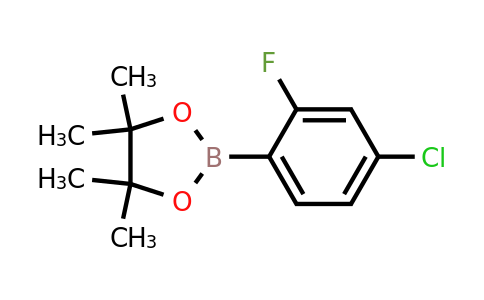 765917-27-9 | 2-(4-Chloro-2-fluorophenyl)-4,4,5,5-tetramethyl-1,3,2-dioxaborolane