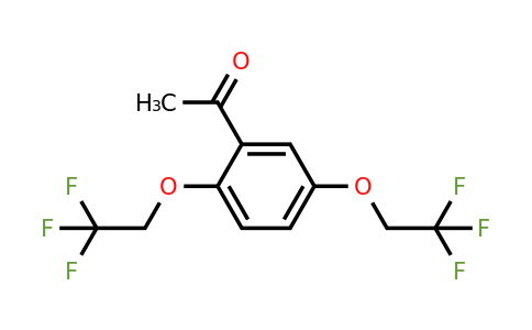 76784-40-2 | 1-(2,5-Bis(2,2,2-trifluoroethoxy)phenyl)ethanone