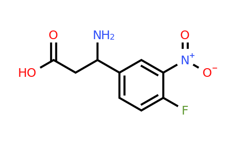 773126-10-6 | 3-Amino-3-(4-fluoro-3-nitrophenyl)propanoic acid