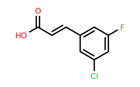773132-05-1 | 3-Chloro-5-fluorocinnamic acid