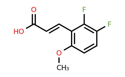 773132-15-3 | 2,3-Difluoro-6-methoxycinnamic acid