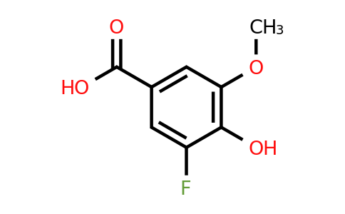 773870-27-2 | 3-Fluoro-4-hydroxy-5-methoxybenzoic acid