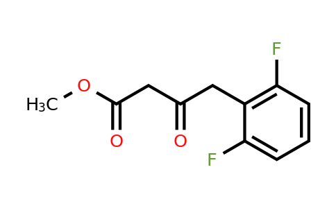 774231-77-5 | Methyl 4-(2,6-difluorophenyl)-3-oxobutanoate