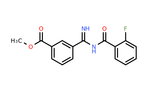 775304-80-8 | 3-(N-2-Fluorobenzoylcarbamimidoyl)-benzoic acid methyl ester