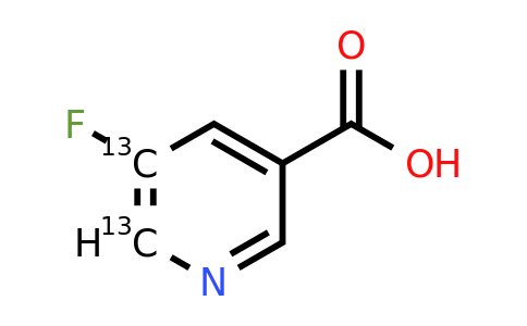 780701-97-5 | 3-Pyridine-5,6-13C2-carboxylic acid, 5-fluoro-
