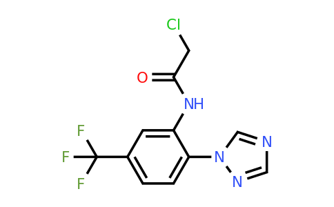 792953-79-8 | N-(2-(1H-1,2,4-Triazol-1-yl)-5-(trifluoromethyl)phenyl)-2-chloroacetamide