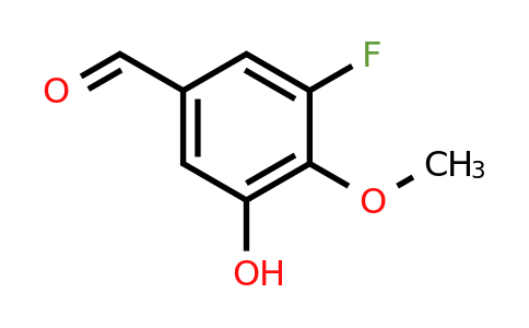 79418-74-9 | 3-Fluoro-5-hydroxy-4-methoxybenzaldehyde