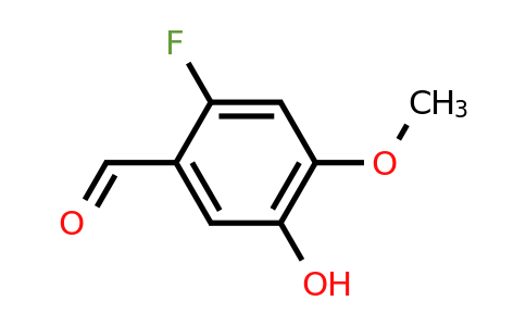 79418-76-1 | 2-Fluoro-5-hydroxy-4-methoxybenzaldehyde