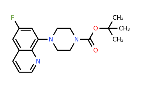 796851-14-4 | tert-Butyl 4-(6-fluoroquinolin-8-yl)piperazine-1-carboxylate