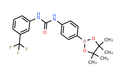 796967-48-1 | 1-(4-(4,4,5,5-Tetramethyl-1,3,2-dioxaborolan-2-yl)phenyl)-3-(3-(trifluoromethyl)phenyl)urea