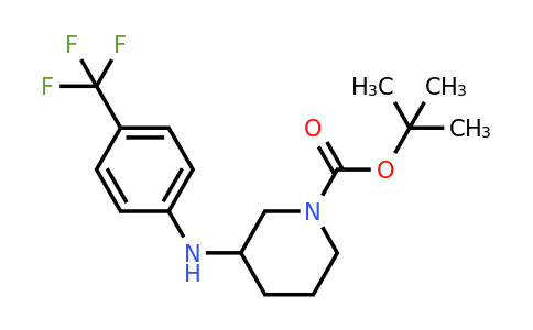 816468-50-5 | tert-Butyl 3-((4-(trifluoromethyl)phenyl)amino)piperidine-1-carboxylate