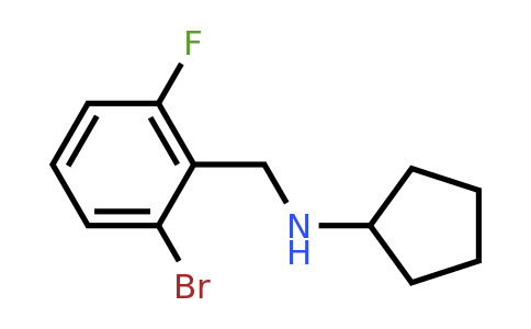 827328-91-6 | N-Cyclopentyl 2-bromo-6-fluorobenzylamine