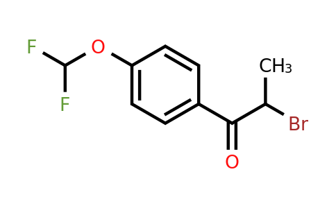 83022-57-5 | 2-Bromo-1-(4-(difluoromethoxy)phenyl)propan-1-one