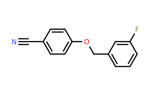 831216-51-4 | 4-((3-Fluorobenzyl)oxy)benzonitrile