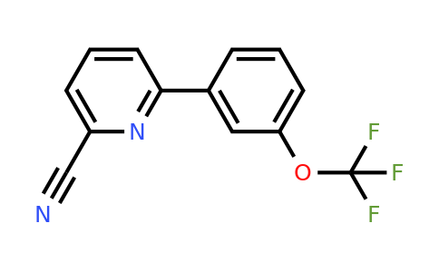 833457-46-8 | 6-(3-(Trifluoromethoxy)phenyl)picolinonitrile