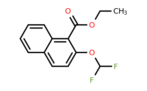 834885-11-9 | Ethyl 2-(difluoromethoxy)naphthalene-1-carboxylate