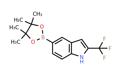 837392-61-7 | 5-(4,4,5,5-Tetramethyl-1,3,2-dioxaborolan-2-yl)-2-(trifluoromethyl)-1H-indole
