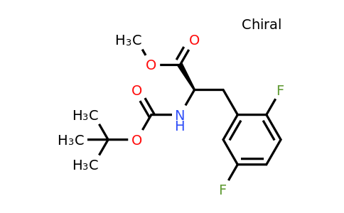 837430-11-2 | (R)-Methyl 2-((tert-butoxycarbonyl)amino)-3-(2,5-difluorophenyl)propanoate