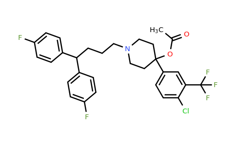 83918-76-7 | 1-[4,4-Bis(4-Fluorophenyl)Butyl]-4-[4-Chloro-3-(Trifluoromethyl)Phenyl]Piperidin-4-Yl Acetate