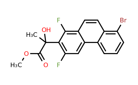 843614-83-5 | Methyl 2-(8-bromo-1,3-difluorophenanthren-2-yl)-2-hydroxypropanoate