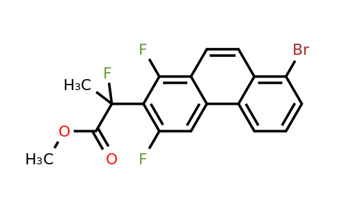 843614-92-6 | Methyl 2-(8-bromo-1,3-difluorophenanthren-2-yl)-2-fluoropropanoate