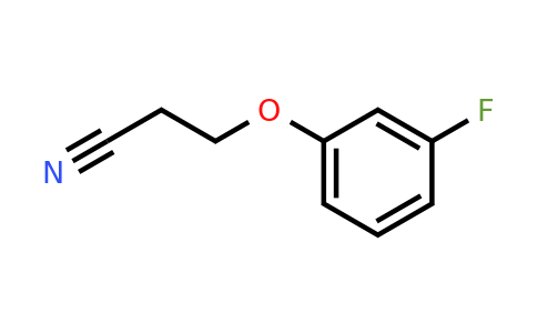 844648-05-1 | 3-(3-Fluorophenoxy)propanenitrile