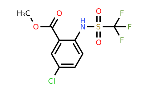 84466-05-7 | Methyl 5-chloro-2-(trifluoromethylsulfonamido)benzoate
