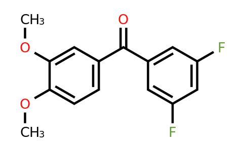 844885-19-4 | 3,5-Difluoro-3',4'-dimethoxybenzophenone
