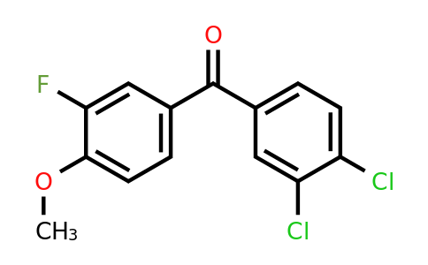 844885-37-6 | 3,4-Dichloro-3'-fluoro-4'-methoxybenzophenone