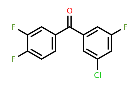 845781-06-8 | (3-Chloro-5-fluorophenyl)(3,4-difluorophenyl)methanone