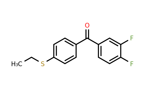 845781-10-4 | 3,4-Difluoro-4'-(ethylthio)benzophenone