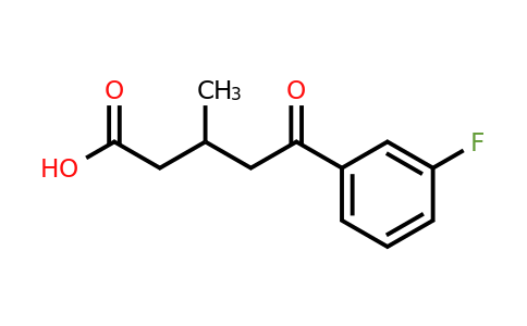845781-41-1 | 5-(3-Fluorophenyl)-3-methyl-5-oxopentanoic acid